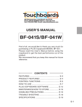 Plus BF-041S, BF-041W User manual
