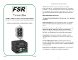 FSR TPRO-RXWPDS-BLK Operating instructions