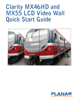 Planar MX55-L Quick start guide