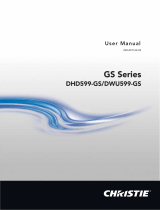 Christie DHD599-GS White User manual