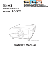 Eiki LC-XT5 Owner's manual