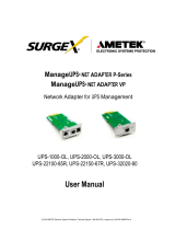 SurgeX UPS 42100-85R, UPS-22150-67R, SNMP-OL UPS Large Format Single-Phase UPS (N.A.) User manual