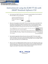 Elmo TT-02S Operating instructions