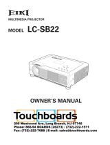 Eiki LC-XB23 User manual