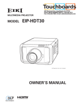 Eiki EIP-HDT30 Owner's manual