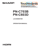 Sharp PN-C603DPKG1 User manual