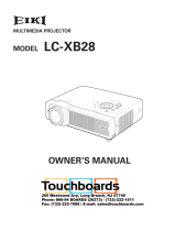 Eiki LC-XB28 Owner's manual