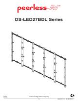 Peerless DS-LED27BDL-6x6 Installation guide