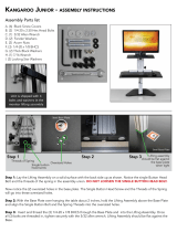 Ergo Desktop KANGAROO JUNIOR Assembly Instructions
