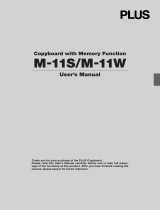 Plus M-11S Owner's manual