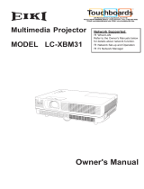 Eiki LC-XBM31 LCD x3 User manual