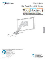 Ergotron MX Desk Mount LCD Arm User manual