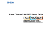 Epson Home Cinema 2150 User manual