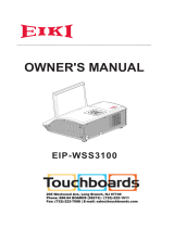 Eiki EIP-WSS3100B User manual