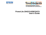 Epson PoweLite 2247U User manual