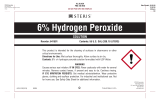 Steris 6% Hydrogen Peroxide Solution Operating instructions
