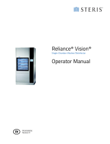 Steris Reliance Vision Single-Chamber Washer/Disinfector Operating instructions
