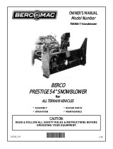 Bercomac 700360-6 User manual