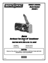 Bercomac 700416 User manual