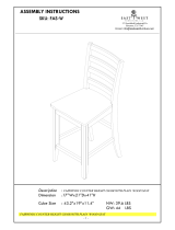 East West Furniture FAS-CAP-LC Assembly Instructions