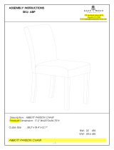 East West Furniture ABP1T06 Abbott Parson Chair Installation guide