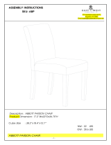 East West Furniture ABP1T06 Assembly Instructions