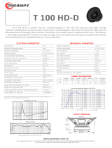 Taramps4″ T 100HD-D