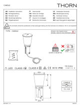 Thorn Candle / CN 18L105 730 RSC CL1 W3 ANT  Installation guide