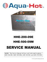 Hydro-Hot AHE-450-DE1 User manual