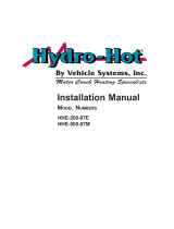 Hydro-Hot HHE-200-07E Installation guide