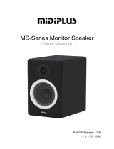 Midiplus MS-Series Monitor Speaker Owner's manual