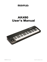 Midiplus AK490 Owner's manual