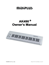 Midiplus AK490+ Owner's manual
