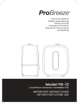 Pro Breeze PB-12-UK-FBA User manual