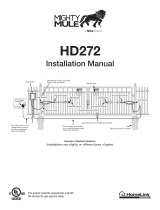 Mighty Mule HD272 Installation guide