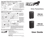Mighty Mule FM135 Installation guide