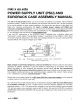 Erica Synths DIY eurorack case User manual
