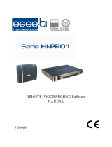 Esse-ti Hi-Pro Series User manual