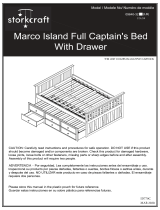 Storkcraft Marco Island Full-Size Captain's Bed Operating instructions