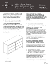 Storkcraft Alpine 6-Drawer Dresser Assembly Instructions