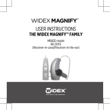 Widex MAGNIFY MRB2D M05 User guide
