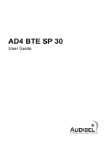 Audibel AD4 BTE SP 30 User guide