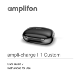 AMPLIFON ampli-charge I 1 Custom User guide