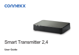 connexx SMART TRANSMITTER 2,4 User guide