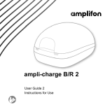 AMPLIFON ampli-charge B/R 2 User guide