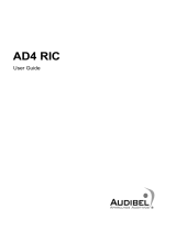 Audibel AD4 RIC 60 User guide