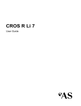 AUDIOSERVICE CROS R Li 7 User guide