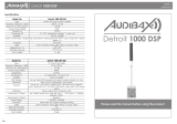 Audibax Detroit 1000 DSP PA System User manual