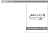 Audibax Snow 600 Owner's manual