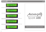 Audibax Spark 600 Double Owner's manual